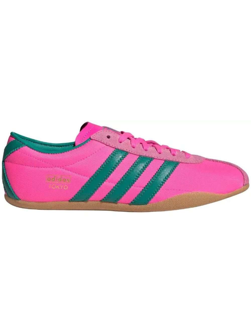 NWOB Adidas Womens Size 9.5 B Tokyo Lucid Pink Power Green Sneaker Shoes